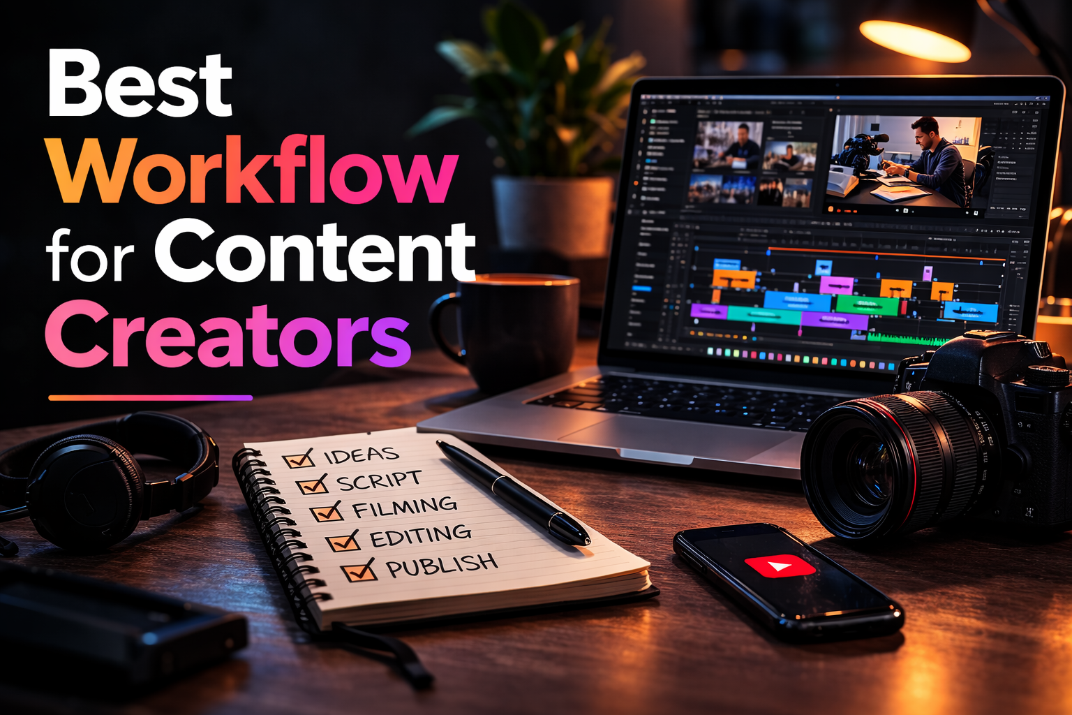 best workflow for content creators