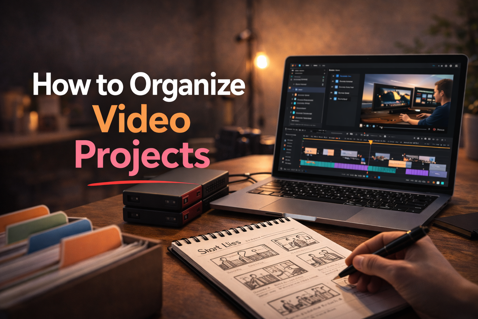 how to organize video projects