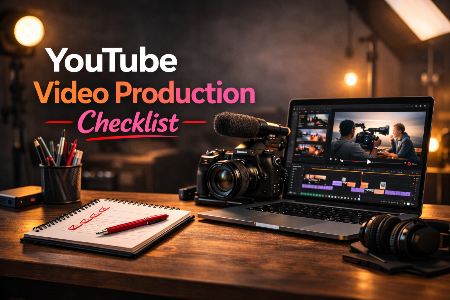 youtube video production checklist